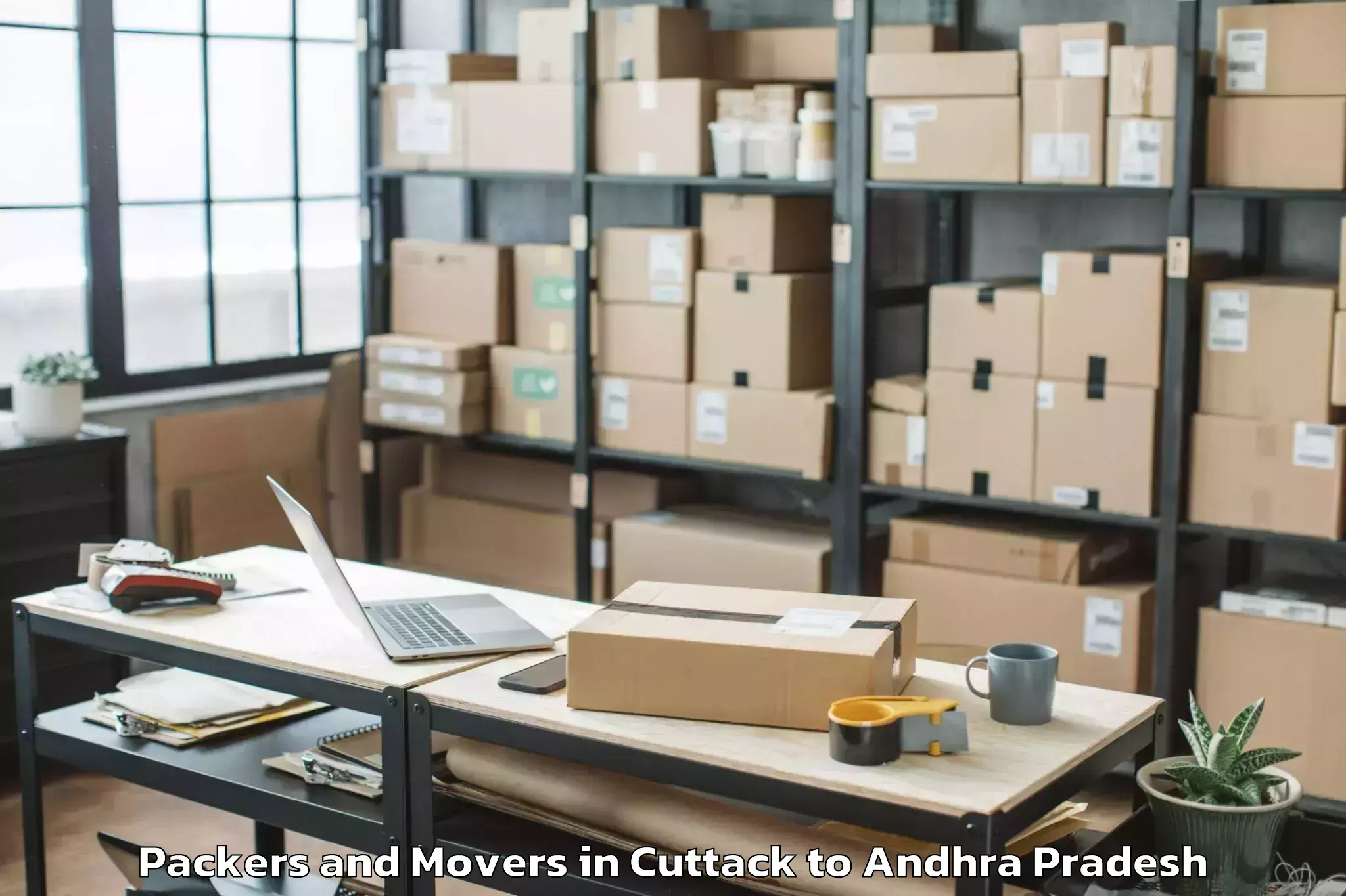 Professional Cuttack to Baireddipalle Packers And Movers